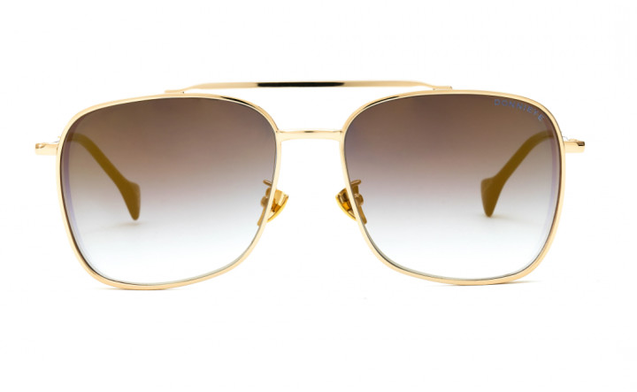 Brown Gradient with Gold Coating